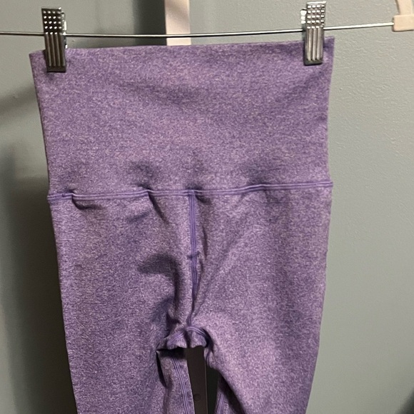 5 Starline Heathered Purple High-Waisted Leggings NWOT XS/Small - Picture 3 of 5